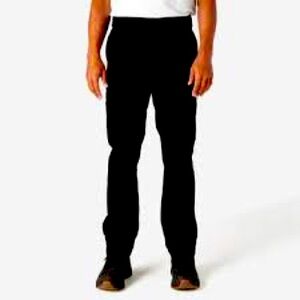 Dickies black flat front work pants
